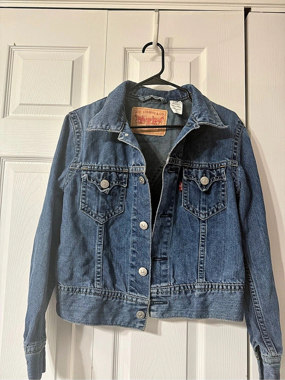 Vintage Levi's Type 1 Iconic Jacket Denim Blue Large
